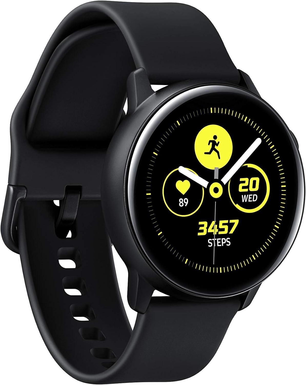 SAMSUNG Galaxy Watch Active (40MM, GPS, Bluetooth ) Smart Watch with Fitness Tracking, and Sleep Analysis - Black (US Version)