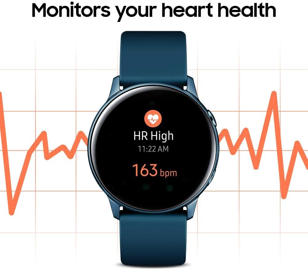 SAMSUNG Galaxy Watch Active (40MM, GPS, Bluetooth ) Smart Watch with Fitness Tracking, and Sleep Analysis - Black  (US Version)